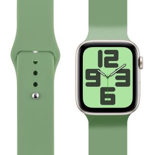 OBAL:ME Silicone Strap for Apple Watch 42-49mm M-L / green (57983126134)