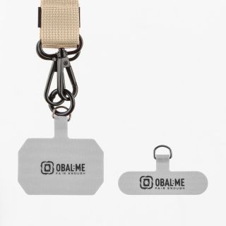 OBAL:ME NeckTag Ribbon Rope for Mobile Phone / ivory (57983126811)