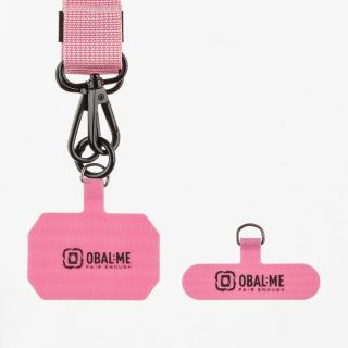 OBAL:ME NeckTag Ribbon Rope for Mobile Phone / pink (57983126810)