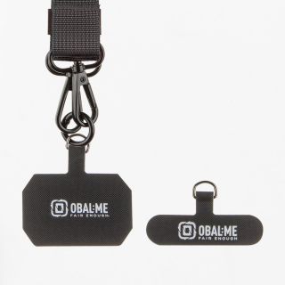 OBAL:ME NeckTag Ribbon Rope for Mobile Phone / black (57983126809)
