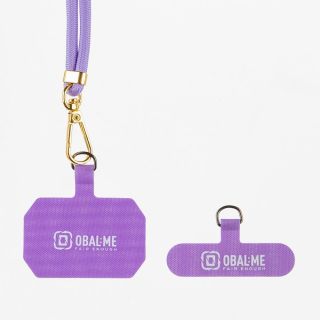 OBAL:ME NeckTag Allure Rope for Mobile Phone / purple (57983126814)