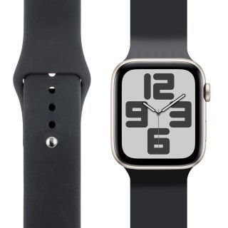 OBAL:ME Silicone Strap for Apple Watch 38-41mm S-M / black (57983126130)