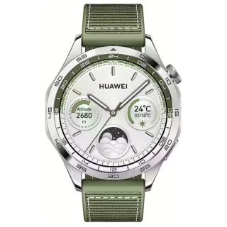Huawei Watch GT 4 Classic Smartwatch 46mm Green Woven (55020BGV)