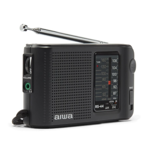 Aiwa RS-55/BK Pocket Radio FM/AM (RS-55-BK)