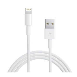 Mocco Lightning USB data and charging cable 1m White (MOC-IPH-CAB-WH)