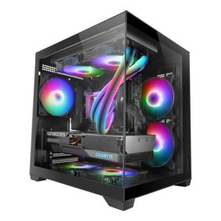Mars Gaming MCVIEW2 Computer case mATX / black (MCVIEW2)