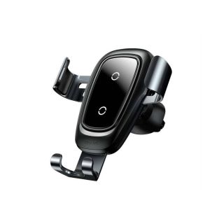 Baseus Gravity Air Vent Car Holder With Wireless Charging + Micro USB Cable 1.2m (WXYL-B0A)