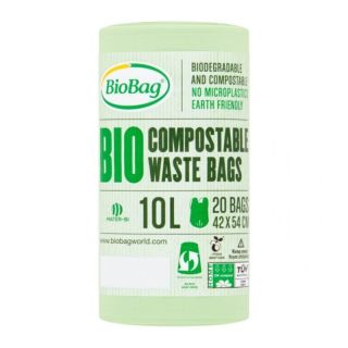 BioBag Compostable Garbage Bags 10L 42x54cm (35186834)