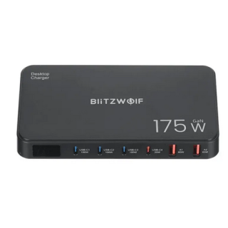 Blitzwolf BW-S30 6in1 Charging Station 4x USB-C / 2x USB 175W (BW-S30)