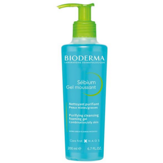 Bioderma Sébium Purifying Cleansing Foaming Gel Pump 200 ml (3401578653709)