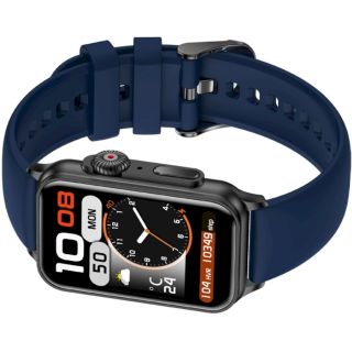 RUBICON Smartwatch RNCF06 / black/dark blue (SMARUB220)