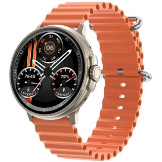 RUBICON RNCF15 Smartwatch / tytan/orange (SMARUB258)