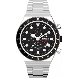 TIMEX Q Timex 3-Time Zone Chronograph TW2V69800 Men's Watch (TW2V69800)