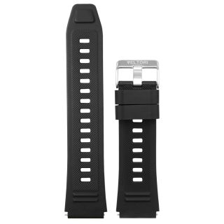 VELTORI VT110 Watch Strap 22mm VTP110 / black (VTP110)