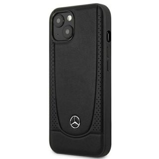 Mercedes Leather Urban Back Case for Apple iPhone 15 (MEHCP15SARMBK)