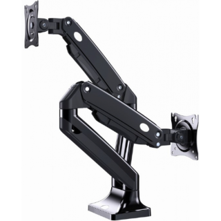 Gembird MA-DA2-03 Full-motion 2-display Mounting Arm 100x100 / 10kg (MA-DA2-03)