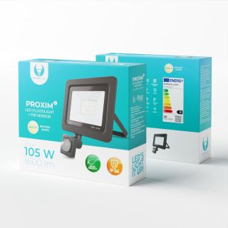 Forever Light Floodlight LED PROXIM II / 20W / 4500K / PIR / IP66 (RTV003611)