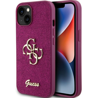 Guess Fixed Glitter Big 4G Case for Apple iPhone 15 (GUHCP15SHG4SGU)