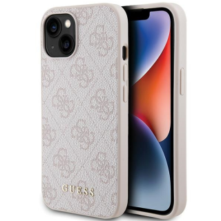 Guess PU 4G Metal Logo Case for Apple iPhone 15 Pro (GUHCP15LG4GFPI)