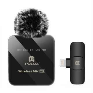 PULUZ PU647B Wireless Lavalier Microphone (PU647B)