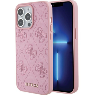 Guess PU Quilted 4G Classic Case for Apple iPhone 15 Pro (GUHCP15LP4EPMP)