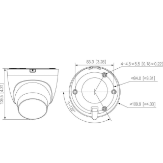 Dahua IPC-HDW2449T-S-LED-0280B-PRO IP camera (IPC-HDW2449T-S-LED-0280B-PRO)