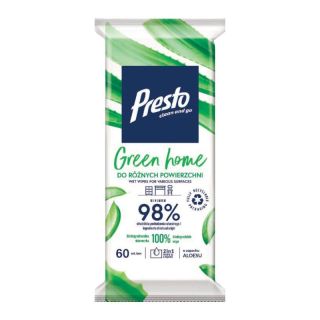 Presto Green Home Wet wipes for various surfaces 60pcs (2212125605)