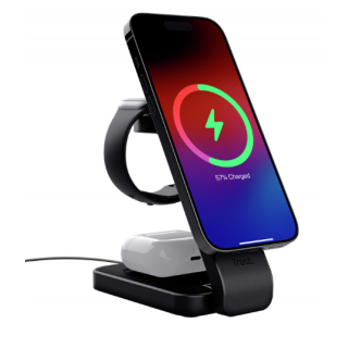 Trust VIRO Charging Stand 3in1 Magnetic Wireless charger (25464)