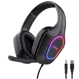 Trust GXT 416 Zirox Headphones Wired Gaming USB (25331)