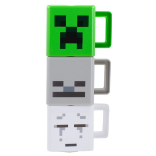 Paladone Minecraft Set Of 3 Stacking Mugs (5055964785383)