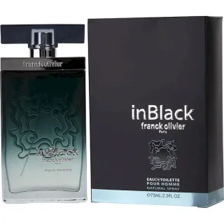 Franck Olivier In Black for Men EDT 50 ml (3516641225131)