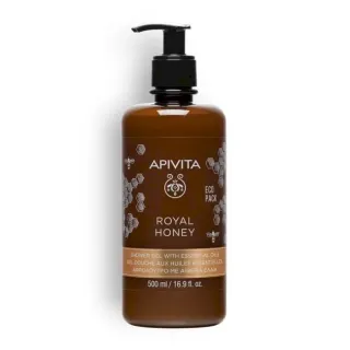 Apivita Royal Honey Shower Gel with Essential Oils 500 ml (5201279074616)