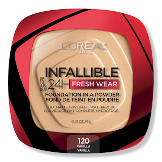 L'Oréal Paris Infaillible 24H Fresh Wear Foundation in a Powder 120 9 g (3600523951444)