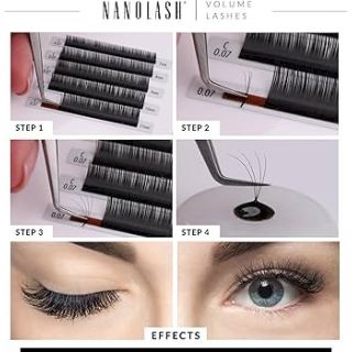 Nanolash Volume Lashes 0.07 C 11 mm (5905997306188)