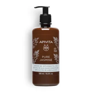 Apivita Pure Jasmine Shower Gel with Essential Oils 500 ml (5201279073787)