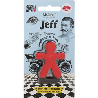 Mr&Mrs Fragrance Jeff Chrome Car Air Freshener Raspberry & Patchouli (8051277333447)