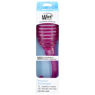 Wet Brush Shower Detangler Glitter Pink (736658598155)