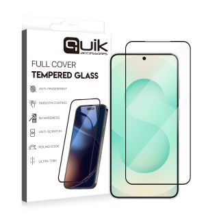Quik Accessories Full Cover Tempered Glass for Samsung Galaxy 25 (QK-TG-SM-S25)
