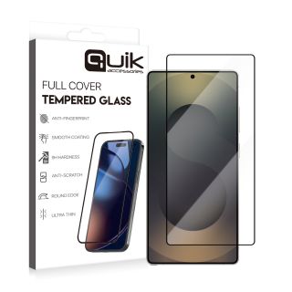Quik Accessories Full Cover Tempered Glass for Samsung Galaxy S25 Ultra (QK-TG-SM-S25-UL)