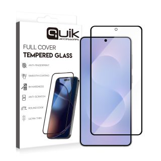 Quik Accessories Full Cover Tempered Glass for Samsung Galaxy S25 Edge (QK-TG-SM-S25-ED)