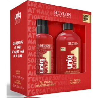 Revlon Professional Uniq One All in One Shampoo + Hair Treatment 150 ml + 230 ml (8432225143545)