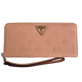 Guess Helaina Large Zip Women’s Wallet Coral (7621826564885)