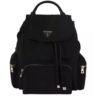 Guess Gemma Women’s Backpack Black 22x32x12cm (7628067494360)