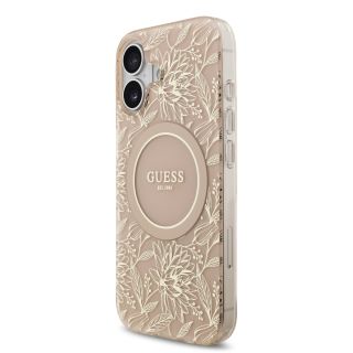 Guess IML Flowers Allover Strap MagSafe Case for Apple iPhone 17 (GUHMP17SHCPOFPP)