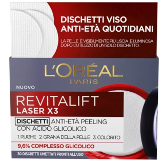 L'Oreal Paris Revitalift Laser X3 Peel-Off Pads 30 pcs. (3600523571185)