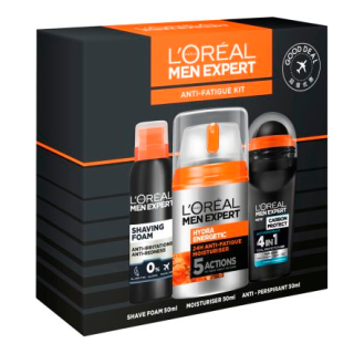 L'Oreal Paris Men Expert Cream For Face 50 ml / Men Expert Deodorant Roll-On 50 ml / Men Expert Shaving Foam 50 ml (3061376226644)