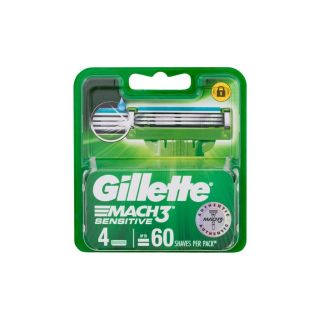 Gillette Mach3 Replacement blade 4pc (4902430343008)