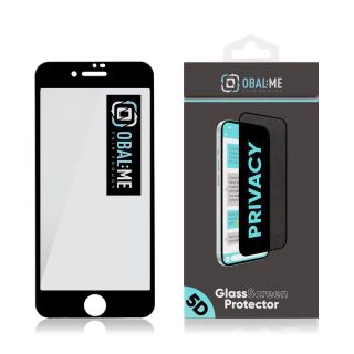 OBAL:ME Privacy 5D Glass Screen Protector for Apple iPhone 7/8/SE2020/SE2022 / black (57983121450)