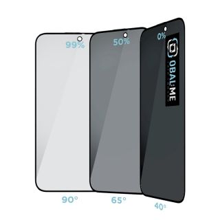 OBAL:ME Privacy 5D Glass Screen Protector for Apple iPhone 15 Pro / black (57983121448)
