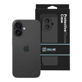 OBAL:ME Matte TPU Cover for Apple iPhone 16 / black (57983123303)